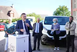 Inauguration garage solidaire Carbur'Pera