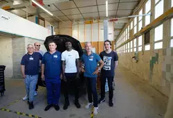 Inauguration garage solidaire Carbur'Pera