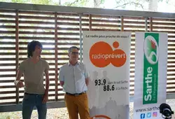 La présentation des podcasts par les jeunes bénévoles