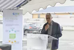 Inauguration de l'unité agricole de méthanisation à Tennis