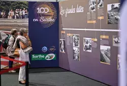stand foire 100 ans de 24h en Sarthe