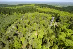 Forêt de Perseigne vu du ciel