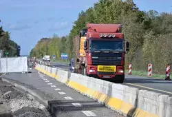 Carrefour giratoire au Bailleul