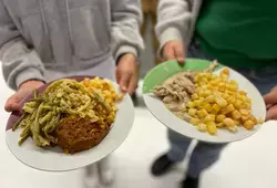 Inauguration du restaurant scolaire la fleche.