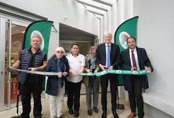 Inauguration du restaurant scolaire la fleche.