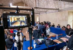 Tournage à l'abbaye royale de l'Épau