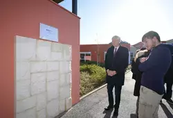 Inauguration de la sculpture Trombinoscope