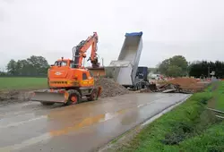 Aménagement d'un nouveau carrefour giratoire à Neuville-sur-Sarthe
