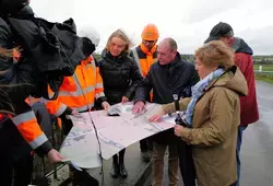Aménagement d'un nouveau carrefour giratoire à Neuville-sur-Sarthe