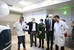 l'inauguration du Cyberknife en photos