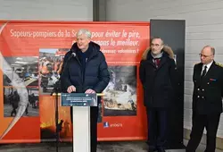 l'inauguration du centre d'incendie et de secours de Montmirail en photos