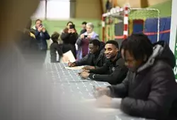 La séance d'entraînement auprès du club de Cérans-Yvré