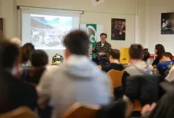 Conférence au collège Wilbur Wright