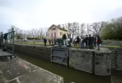 Visite de l'écluse de Chaoué et démonstrations avec l'éclusière