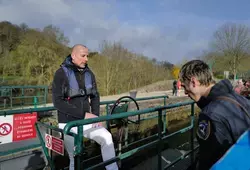 Visite de l'écluse de Chaoué et démonstrations avec l'éclusière