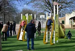 inauguration cour d'école La Milesse