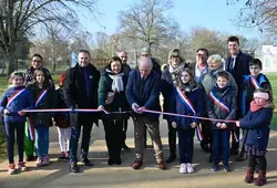 inauguration cour d'école La Milesse