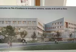 La présentation du futur bâtiment dédié à la formation