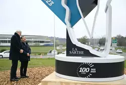 L'inauguration de la scuplture du Centenaire des 24 Heures