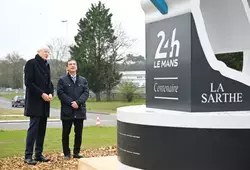 L'inauguration de la scuplture du Centenaire des 24 Heures