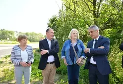 Inauguration d’un nouveau giratoire au Bailleul