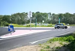 Inauguration d’un nouveau giratoire au Bailleul