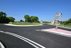 Inauguration d’un nouveau giratoire au Bailleul