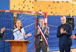 inauguration du gymnase à sainte-jamme-sur-sarthe
