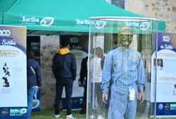 soirée cinéma dans le parc de l'Abbaye Royale de l'Epau