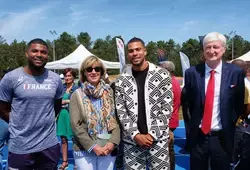 Montfort-le-Gesnois : inauguration de la piste d'athlétisme du stade Aymard Jean de Nicolaÿ