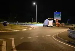 Montage du circuit des 24 heures par les agents des routes départementales