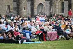 projection Michel Vaillant à l'Abbaye Royale de l'Épau