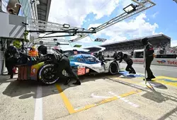 Pitlane aux 24 heures du Mans