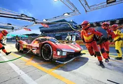 Pitlane aux 24 heures du Mans