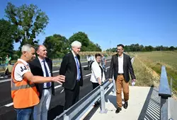 l'inauguration de la déviation de Vaas