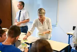 Au collège Georges Desnos à La Ferté-Bernard