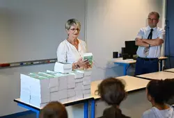 Au collège Georges Desnos à La Ferté-Bernard