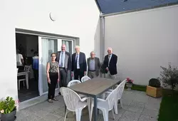 Visite et inauguration des 5 logements labellisés HSS de Bouloire