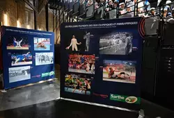 Exposition mobile proposée par le Conseil départemental sur l’histoire des Jeux Olympiques et Paralympiques