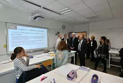 inauguration collège pierre belon