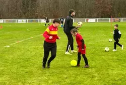 Des joueuses du Mans FC en visite à la Chapelle-Saint-Rémy !