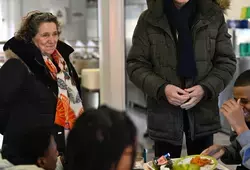 Inauguration restaurant scolaire collège Costa Gavras