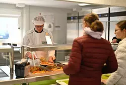 Inauguration restaurant scolaire collège Costa Gavras