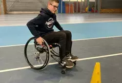 Frédéric Cattaneo à la rencontre des collégiens de Sillé-le-Guillaume