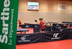 Inauguration de la salle de tennis de table communautaire, à Sainte-Jamme-sur-Sarthe