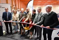 Inauguration de la salle de tennis de table communautaire, à Sainte-Jamme-sur-Sarthe