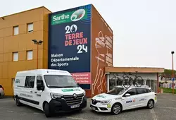 Un nouveau véhicule pour le Comité Départemental de Cyclisme de la Sarthe