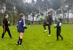 Les jeunes du club de Saint-Mars-la-Brière ont rencontré des joueurs du Mans FC !