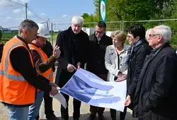 Pont sur la Livonnière : le chantier