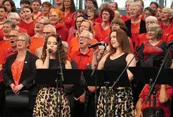 Concert de Sing'In Sarthe à l'Abbaye Royale de l'Épau